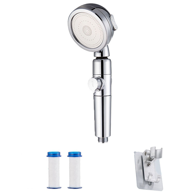 Metal Universal Pressurized Shower Head Adjustable Water Flow Handheld Shower Head Shower & Punch-free Wall Seat Clearhalo 'Bathroom Remodel & Bathroom Fixtures' 'Home Improvement' 'home_improvement' 'home_improvement_shower_heads' 'Shower Heads' 'shower_heads' 'Showers & Bathtubs Plumbing' 'Showers & Bathtubs' 6757026