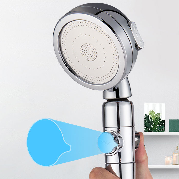 Metal Universal Pressurized Shower Head Adjustable Water Flow Handheld Shower Head Clearhalo 'Bathroom Remodel & Bathroom Fixtures' 'Home Improvement' 'home_improvement' 'home_improvement_shower_heads' 'Shower Heads' 'shower_heads' 'Showers & Bathtubs Plumbing' 'Showers & Bathtubs' 6757038
