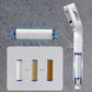 4-Setting Pressurized Shower One-button Water-stop Hand-held Shower Head Clearhalo 'Bathroom Remodel & Bathroom Fixtures' 'Home Improvement' 'home_improvement' 'home_improvement_shower_heads' 'Shower Heads' 'shower_heads' 'Showers & Bathtubs Plumbing' 'Showers & Bathtubs' 6757058