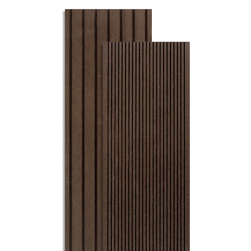 Outdoor Wooden Decking Tiles Waterproof Striped Pattern Flooring Board Coffee Clearhalo 'Home Improvement' 'home_improvement' 'home_improvement_outdoor_deck_tiles_planks' 'Outdoor Deck Tiles & Planks' 'Outdoor Flooring & Tile' 'Outdoor Remodel' 'outdoor_deck_tiles_planks' 6758044