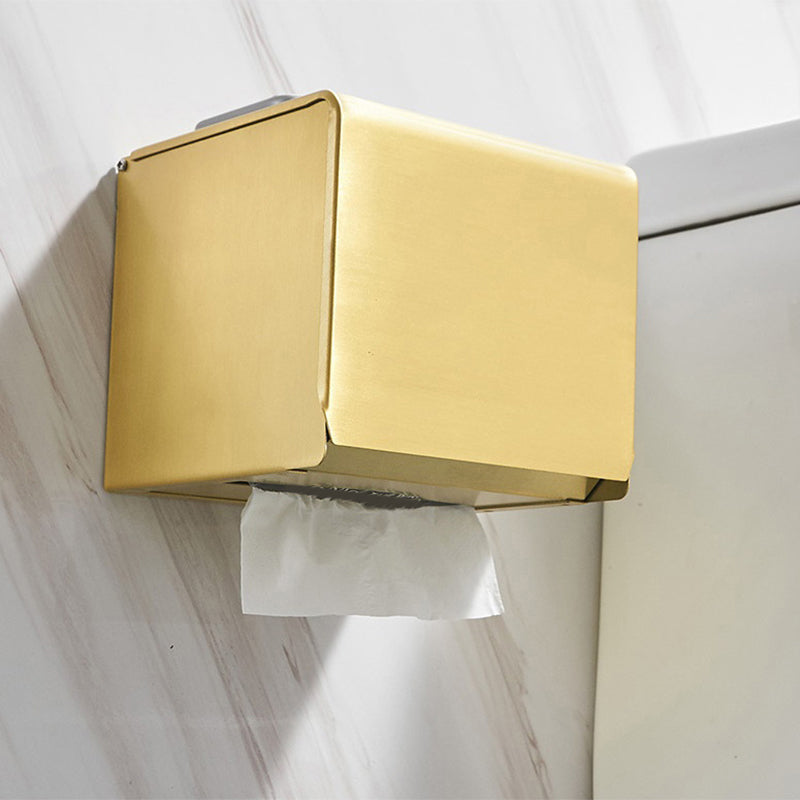 Modern Bathroom Hardware Paper Holder Bath Shelf Gold Bathroom Accessory Kit Clearhalo 'Bathroom Hardware Sets' 'Bathroom Hardware' 'Bathroom Remodel & Bathroom Fixtures' 'bathroom_hardware_sets' 'Home Improvement' 'home_improvement' 'home_improvement_bathroom_hardware_sets' 6763153