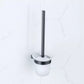 Modern Bathroom Hardware Paper Holder Bath Shelf Bathroom Accessory Kit Black Toilet Brush Clearhalo 'Bathroom Hardware Sets' 'Bathroom Hardware' 'Bathroom Remodel & Bathroom Fixtures' 'bathroom_hardware_sets' 'Home Improvement' 'home_improvement' 'home_improvement_bathroom_hardware_sets' 6763330