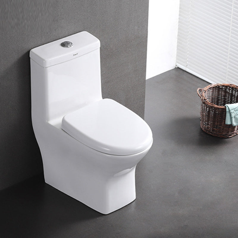 Contemporary One Piece Flush Toilet Floor Mounted Urine Toilet for Washroom UF 14"L x 24"W x 29"H Clearhalo 'Bathroom Remodel & Bathroom Fixtures' 'Home Improvement' 'home_improvement' 'home_improvement_toilets' 'Toilets & Bidets' 'Toilets' 6764806