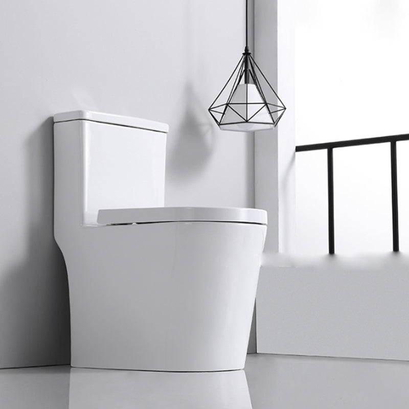 Contemporary One Piece Flush Toilet Floor Mounted Urine Toilet for Washroom Clearhalo 'Bathroom Remodel & Bathroom Fixtures' 'Home Improvement' 'home_improvement' 'home_improvement_toilets' 'Toilets & Bidets' 'Toilets' 6764809