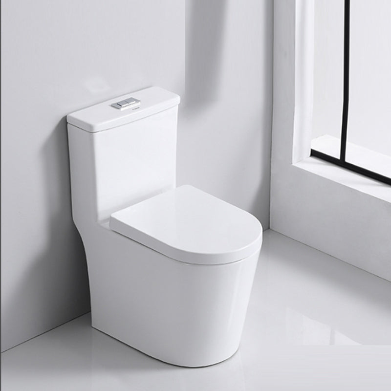 Contemporary One Piece Flush Toilet Floor Mounted Urine Toilet for Washroom UF 14"L x 23"W x 28"H Clearhalo 'Bathroom Remodel & Bathroom Fixtures' 'Home Improvement' 'home_improvement' 'home_improvement_toilets' 'Toilets & Bidets' 'Toilets' 6764810