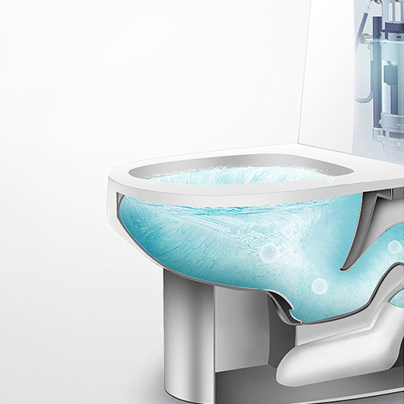 Modern Ceramic Toilet One Piece Flush Toilet with Toilet Seat Clearhalo 'Bathroom Remodel & Bathroom Fixtures' 'Home Improvement' 'home_improvement' 'home_improvement_toilets' 'Toilets & Bidets' 'Toilets' 6764862