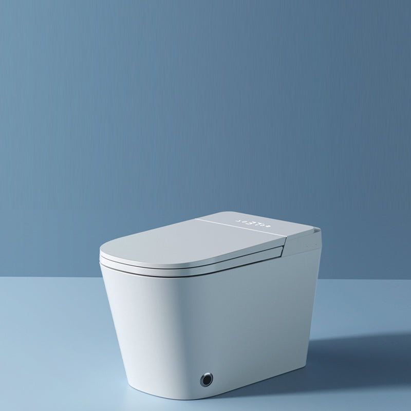 Modern Urine Toilet Concealed Tank Floor Mount Toilet Bowl with Toilet Seat Automatic Lid 16" Clearhalo 'Bathroom Remodel & Bathroom Fixtures' 'Home Improvement' 'home_improvement' 'home_improvement_toilets' 'Toilets & Bidets' 'Toilets' 6764907