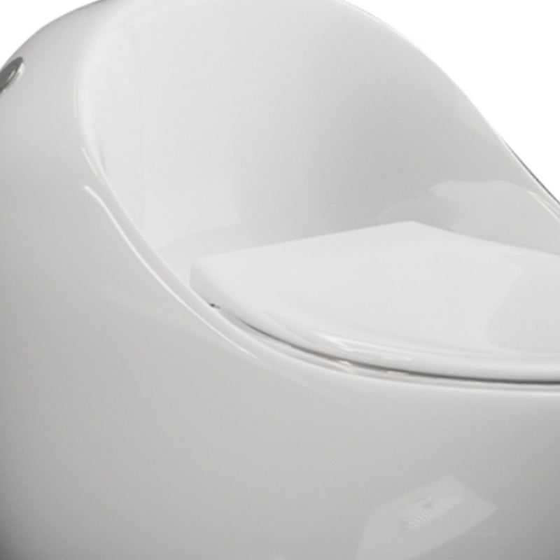 Modern Flush Toilet All-In-One Floor Mounted Porcelain Siphon Jet Toilet Bow Clearhalo 'Bathroom Remodel & Bathroom Fixtures' 'Home Improvement' 'home_improvement' 'home_improvement_toilets' 'Toilets & Bidets' 'Toilets' 6764925