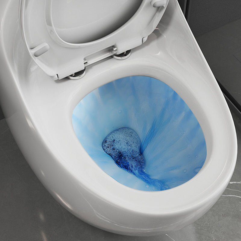 Modern Flush Toilet All-In-One Floor Mounted Porcelain Siphon Jet Toilet Bow Clearhalo 'Bathroom Remodel & Bathroom Fixtures' 'Home Improvement' 'home_improvement' 'home_improvement_toilets' 'Toilets & Bidets' 'Toilets' 6764927