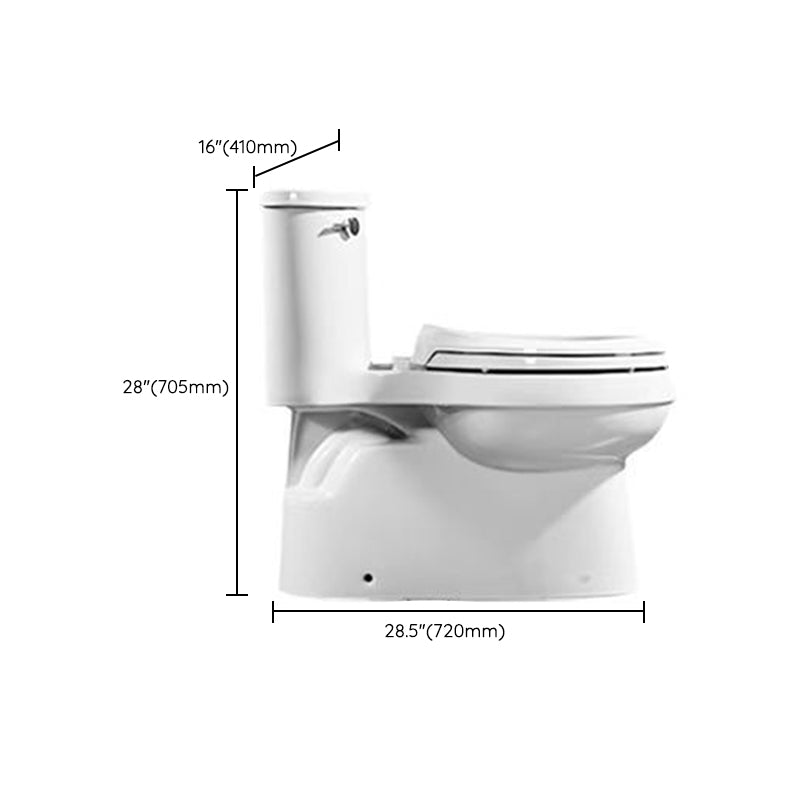 Traditional All-In-One Toilet Bowl Floor Mounted Urine Toilet for Bathroom Clearhalo 'Bathroom Remodel & Bathroom Fixtures' 'Home Improvement' 'home_improvement' 'home_improvement_toilets' 'Toilets & Bidets' 'Toilets' 6764947