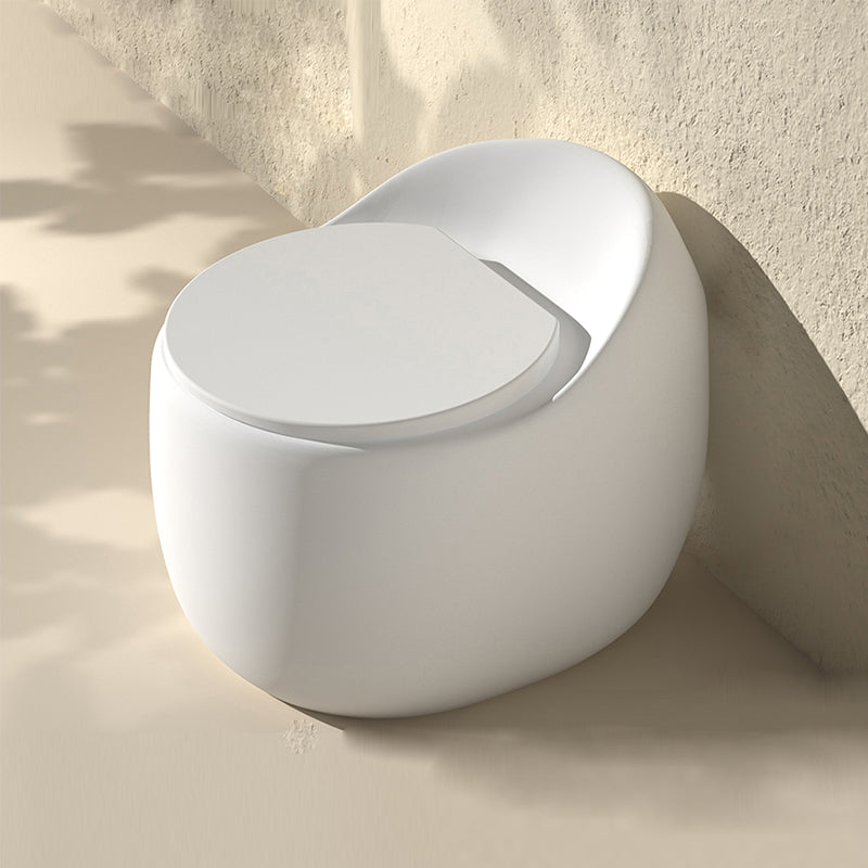 Modern Floor Mount Urine Toilet Concealed Tank Toilet Bowl with Toilet Seat White 14" Clearhalo 'Bathroom Remodel & Bathroom Fixtures' 'Home Improvement' 'home_improvement' 'home_improvement_toilets' 'Toilets & Bidets' 'Toilets' 6764964