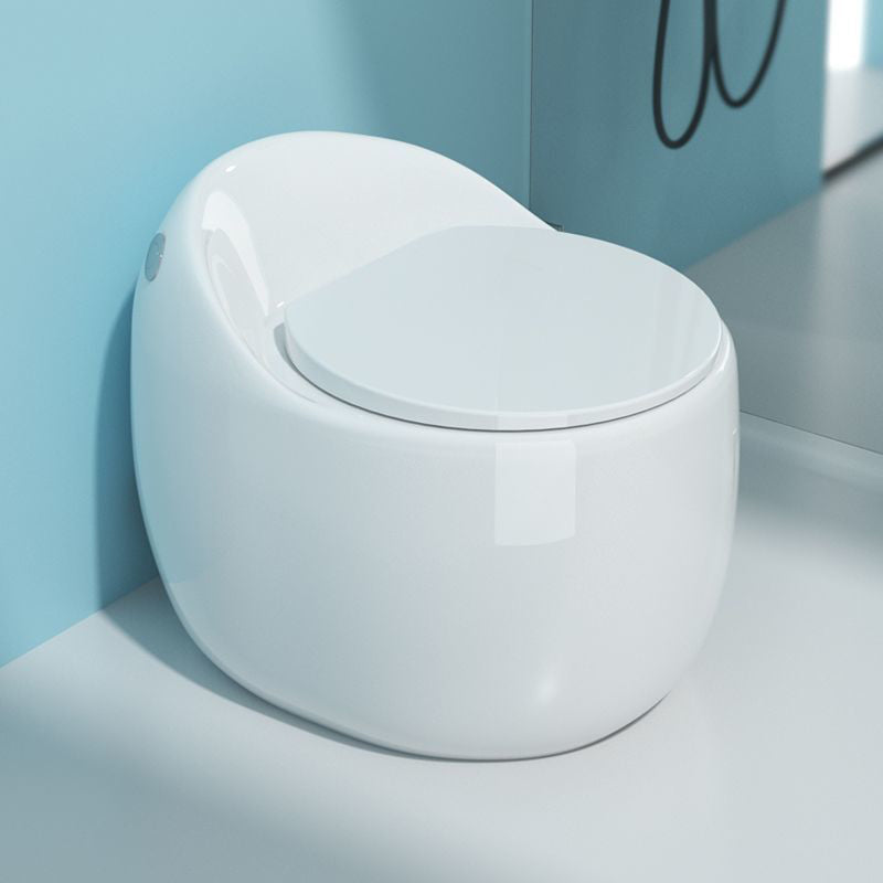 Modern Floor Mount Urine Toilet Concealed Tank Toilet Bowl with Toilet Seat White 12" Clearhalo 'Bathroom Remodel & Bathroom Fixtures' 'Home Improvement' 'home_improvement' 'home_improvement_toilets' 'Toilets & Bidets' 'Toilets' 6764968