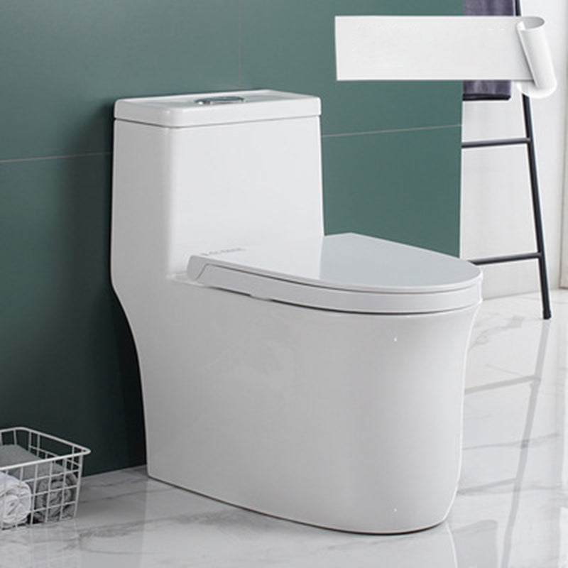 Traditional All-In-One Flush Toilet Floor Mounted Urine Toilet for Bathroom 15"L x 27"W x 27"H 16" Clearhalo 'Bathroom Remodel & Bathroom Fixtures' 'Home Improvement' 'home_improvement' 'home_improvement_toilets' 'Toilets & Bidets' 'Toilets' 6764981