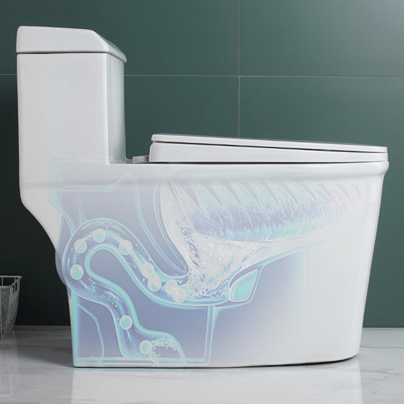 Traditional All-In-One Flush Toilet Floor Mounted Urine Toilet for Bathroom Clearhalo 'Bathroom Remodel & Bathroom Fixtures' 'Home Improvement' 'home_improvement' 'home_improvement_toilets' 'Toilets & Bidets' 'Toilets' 6764990
