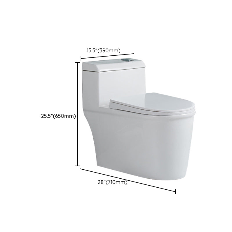 Traditional All-In-One Flush Toilet Floor Mounted Urine Toilet for Bathroom Clearhalo 'Bathroom Remodel & Bathroom Fixtures' 'Home Improvement' 'home_improvement' 'home_improvement_toilets' 'Toilets & Bidets' 'Toilets' 6764993