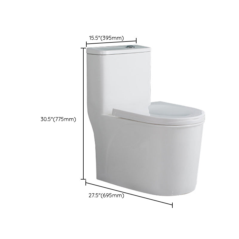 Traditional All-In-One Flush Toilet Floor Mounted Urine Toilet for Bathroom Clearhalo 'Bathroom Remodel & Bathroom Fixtures' 'Home Improvement' 'home_improvement' 'home_improvement_toilets' 'Toilets & Bidets' 'Toilets' 6764995