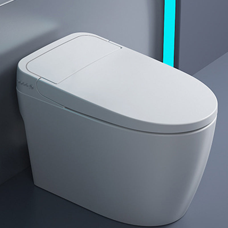 Modern Urine Toilet One-Piece Toilet Floor Mounted ABS Siphon Jet Toilet Foot Touch Flush ( Standard) Clearhalo 'Bathroom Remodel & Bathroom Fixtures' 'Home Improvement' 'home_improvement' 'home_improvement_toilets' 'Toilets & Bidets' 'Toilets' 6765001