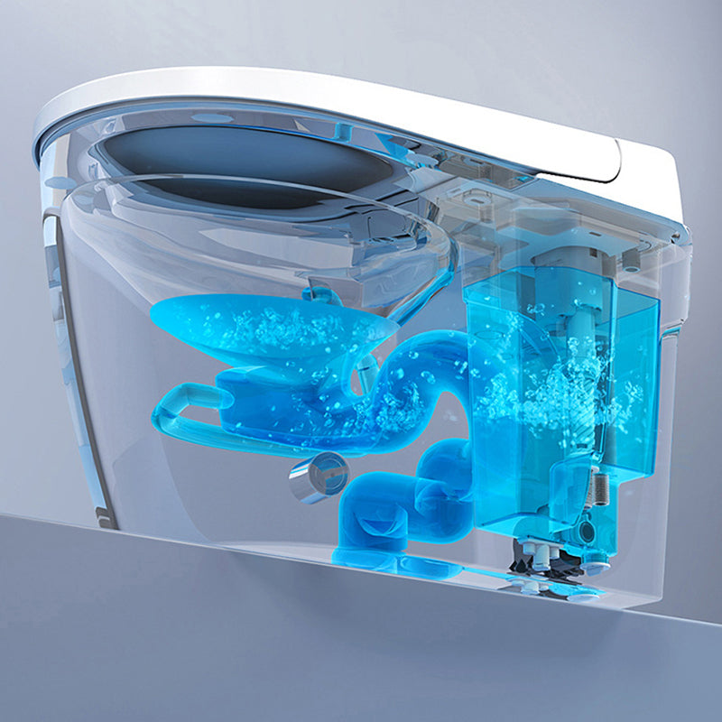 Modern Urine Toilet One-Piece Toilet Floor Mounted ABS Siphon Jet Toilet Clearhalo 'Bathroom Remodel & Bathroom Fixtures' 'Home Improvement' 'home_improvement' 'home_improvement_toilets' 'Toilets & Bidets' 'Toilets' 6765005