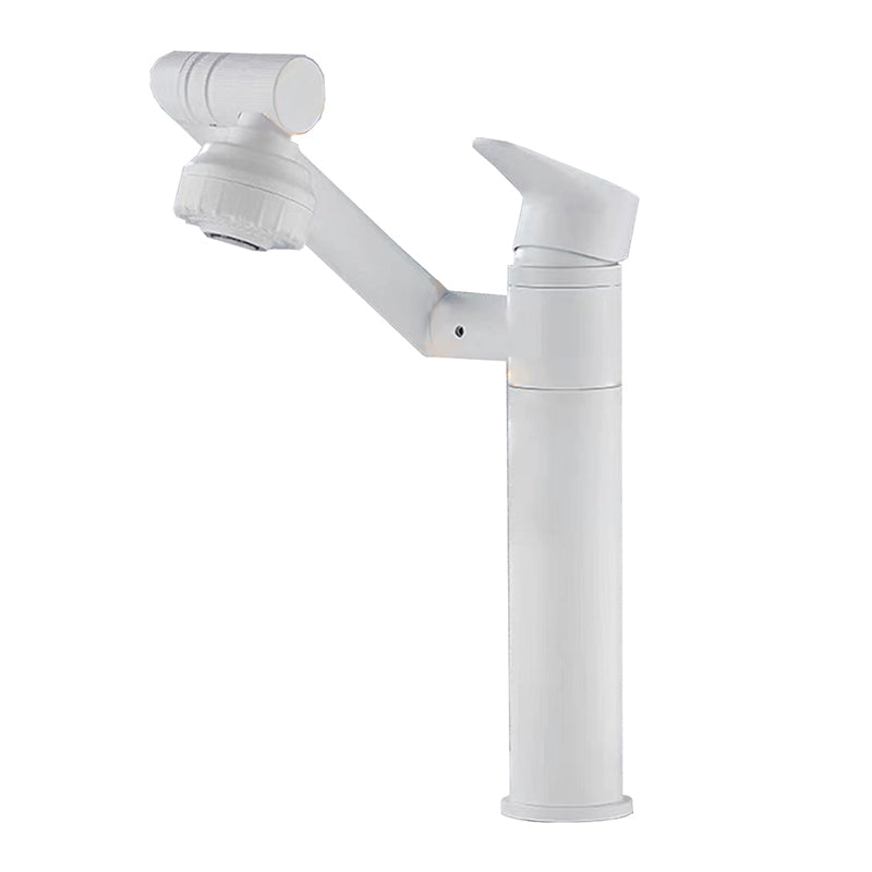 Vessel Sink Faucet Glam Style Single Lever Handle Faucet for Bathroom Bianco Tall Vessel ( over 11" ) Clearhalo 'Bathroom Remodel & Bathroom Fixtures' 'Bathroom Sink Faucets' 'Bathroom Sinks & Faucet Components' 'bathroom_sink_faucets' 'Casa' 'Home Improvement' 'home_improvement' 'home_improvement_bathroom_sink_faucets' 6771282