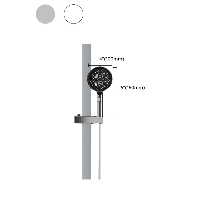 Shower Set Digital Display Simple Split Shower Set Bathroom Full Copper Booster Clearhalo 'Bathroom Remodel & Bathroom Fixtures' 'Home Improvement' 'home_improvement' 'home_improvement_shower_faucets' 'Shower Faucets & Systems' 'shower_faucets' 'Showers & Bathtubs Plumbing' 'Showers & Bathtubs' 6771465