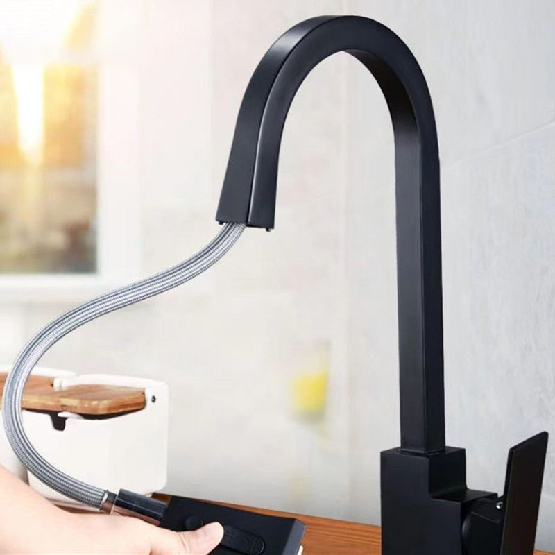 Traditional 1-Handle Faucet Copper with Pull out Sprayer with Water Dispenser Faucet Clearhalo 'Home Improvement' 'home_improvement' 'home_improvement_kitchen_faucets' 'Kitchen Faucets' 'Kitchen Remodel & Kitchen Fixtures' 'Kitchen Sinks & Faucet Components' 'kitchen_faucets' 6771522