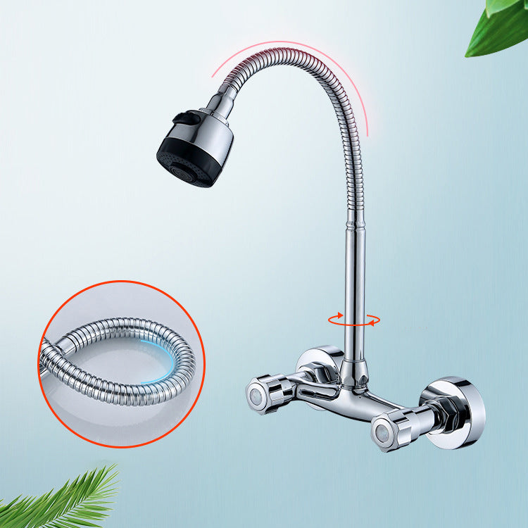 1-Handle 2-Holds Faucets with Water Dispenser Standard Kitchen Faucets Clearhalo 'Home Improvement' 'home_improvement' 'home_improvement_kitchen_faucets' 'Kitchen Faucets' 'Kitchen Remodel & Kitchen Fixtures' 'Kitchen Sinks & Faucet Components' 'kitchen_faucets' 6771669