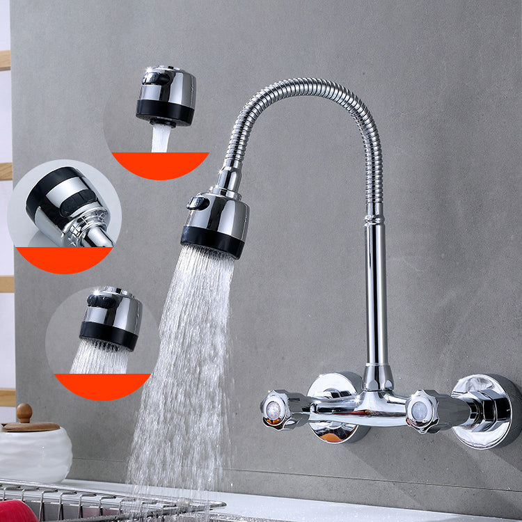 1-Handle 2-Holds Faucets with Water Dispenser Standard Kitchen Faucets Clearhalo 'Home Improvement' 'home_improvement' 'home_improvement_kitchen_faucets' 'Kitchen Faucets' 'Kitchen Remodel & Kitchen Fixtures' 'Kitchen Sinks & Faucet Components' 'kitchen_faucets' 6771670
