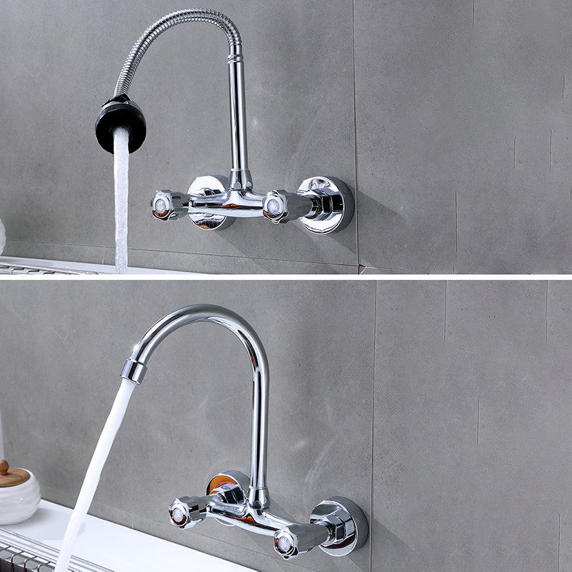 1-Handle 2-Holds Faucets with Water Dispenser Standard Kitchen Faucets Clearhalo 'Home Improvement' 'home_improvement' 'home_improvement_kitchen_faucets' 'Kitchen Faucets' 'Kitchen Remodel & Kitchen Fixtures' 'Kitchen Sinks & Faucet Components' 'kitchen_faucets' 6771672