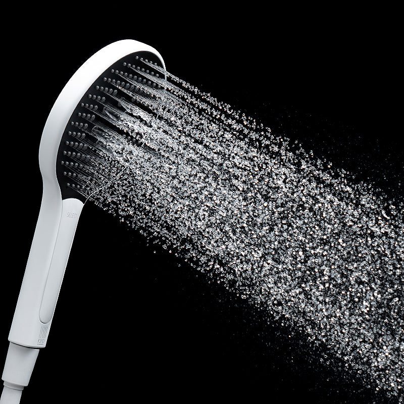 White Thermostatic Shower Set Bathroom Shower All Copper Household Clearhalo 'Bathroom Remodel & Bathroom Fixtures' 'Home Improvement' 'home_improvement' 'home_improvement_shower_faucets' 'Shower Faucets & Systems' 'shower_faucets' 'Showers & Bathtubs Plumbing' 'Showers & Bathtubs' 6771733