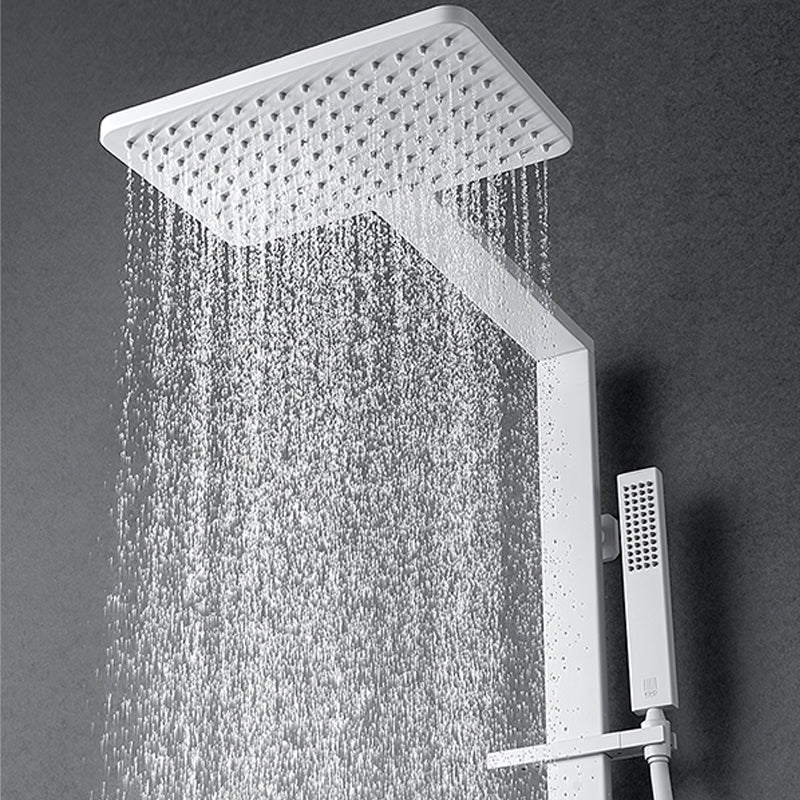Constant Temperature Shower Set Wall-mounted Rain Shower Set Pressurized Water Outlet Clearhalo 'Bathroom Remodel & Bathroom Fixtures' 'Home Improvement' 'home_improvement' 'home_improvement_shower_faucets' 'Shower Faucets & Systems' 'shower_faucets' 'Showers & Bathtubs Plumbing' 'Showers & Bathtubs' 6771753