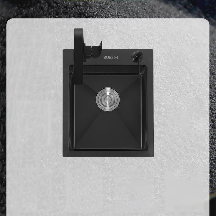 Contemporary Kitchen Sink Corrosion Resistant Stainless Steel Kitchen Sink Clearhalo 'Home Improvement' 'home_improvement' 'home_improvement_kitchen_sinks' 'Kitchen Remodel & Kitchen Fixtures' 'Kitchen Sinks & Faucet Components' 'Kitchen Sinks' 'kitchen_sinks' 6771858