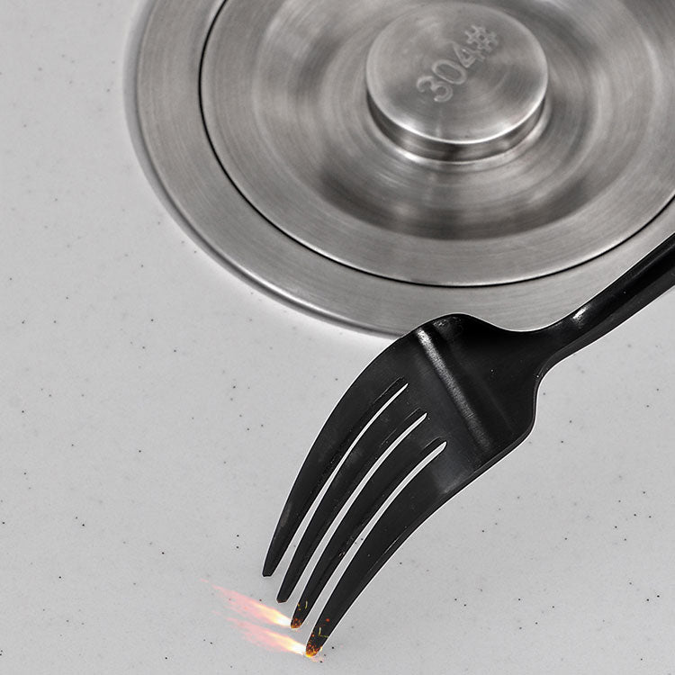 Contemporary Style Kitchen Sink Quartz Kitchen Sink in White Clearhalo 'Home Improvement' 'home_improvement' 'home_improvement_kitchen_sinks' 'Kitchen Remodel & Kitchen Fixtures' 'Kitchen Sinks & Faucet Components' 'Kitchen Sinks' 'kitchen_sinks' 6772067