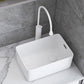 Modern Bathroom Sink White Ceramic Rectangular Bathroom Vessel Sink Clearhalo 'Bathroom Remodel & Bathroom Fixtures' 'Bathroom Sinks & Faucet Components' 'Bathroom Sinks' 'bathroom_sink' 'Home Improvement' 'home_improvement' 'home_improvement_bathroom_sink' 6772331
