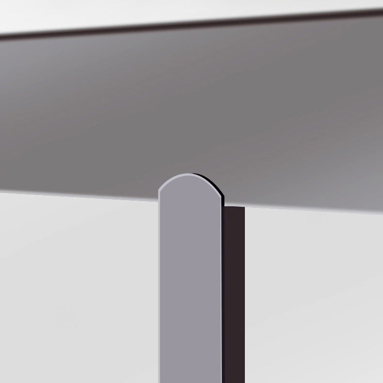 Modern Shower Stall Tempered Glass Double Sliding Neo-Round with Door Handles Shower Kit Clearhalo 'Bathroom Remodel & Bathroom Fixtures' 'Home Improvement' 'home_improvement' 'home_improvement_shower_stalls_enclosures' 'Shower Stalls & Enclosures' 'shower_stalls_enclosures' 'Showers & Bathtubs' 6772712