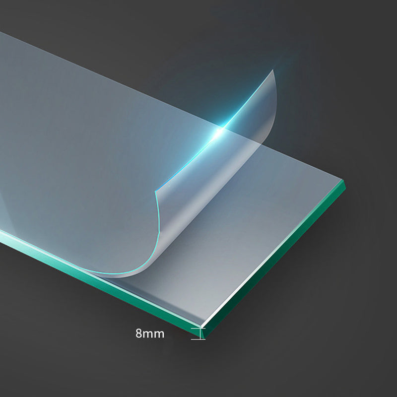 Modern Shower Stall Tempered Glass Rounded Double Sliding Clear Corner Shower Enclosure Clearhalo 'Bathroom Remodel & Bathroom Fixtures' 'Home Improvement' 'home_improvement' 'home_improvement_shower_stalls_enclosures' 'Shower Stalls & Enclosures' 'shower_stalls_enclosures' 'Showers & Bathtubs' 6772745