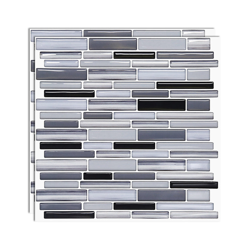 Wall Floor Tile Paste Wallpaper Floral Plaid Pattern Wallpaper Tile Dark Gray Clearhalo 'Flooring 'Home Improvement' 'home_improvement' 'home_improvement_peel_stick_blacksplash' 'Peel & Stick Backsplash Tile' 'peel_stick_blacksplash' 'Walls & Ceilings' Walls and Ceiling' 6772753