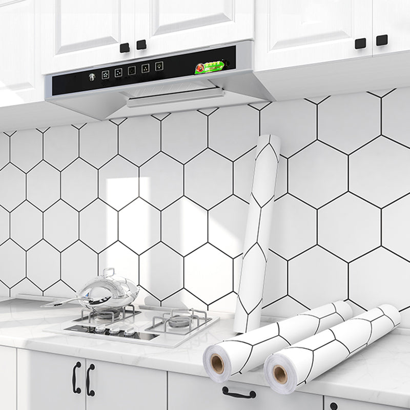 Modern Waterproof Mosaic Tile Smooth Peel and Stick Backsplash Tile for Kitchen Clearhalo 'Flooring 'Home Improvement' 'home_improvement' 'home_improvement_peel_stick_blacksplash' 'Peel & Stick Backsplash Tile' 'peel_stick_blacksplash' 'Walls & Ceilings' Walls and Ceiling' 6772783