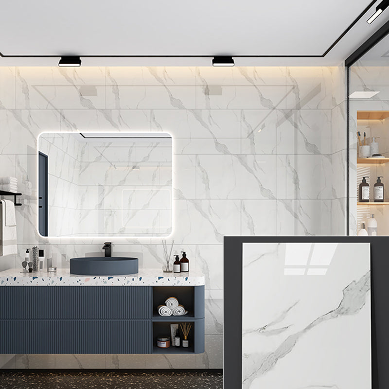 Modern Peel and Stick Backsplash Tile Rectangular Home Depot Peel and Stick Tile Textured White Clearhalo 'Flooring 'Home Improvement' 'home_improvement' 'home_improvement_peel_stick_blacksplash' 'Peel & Stick Backsplash Tile' 'peel_stick_blacksplash' 'Walls & Ceilings' Walls and Ceiling' 6772837