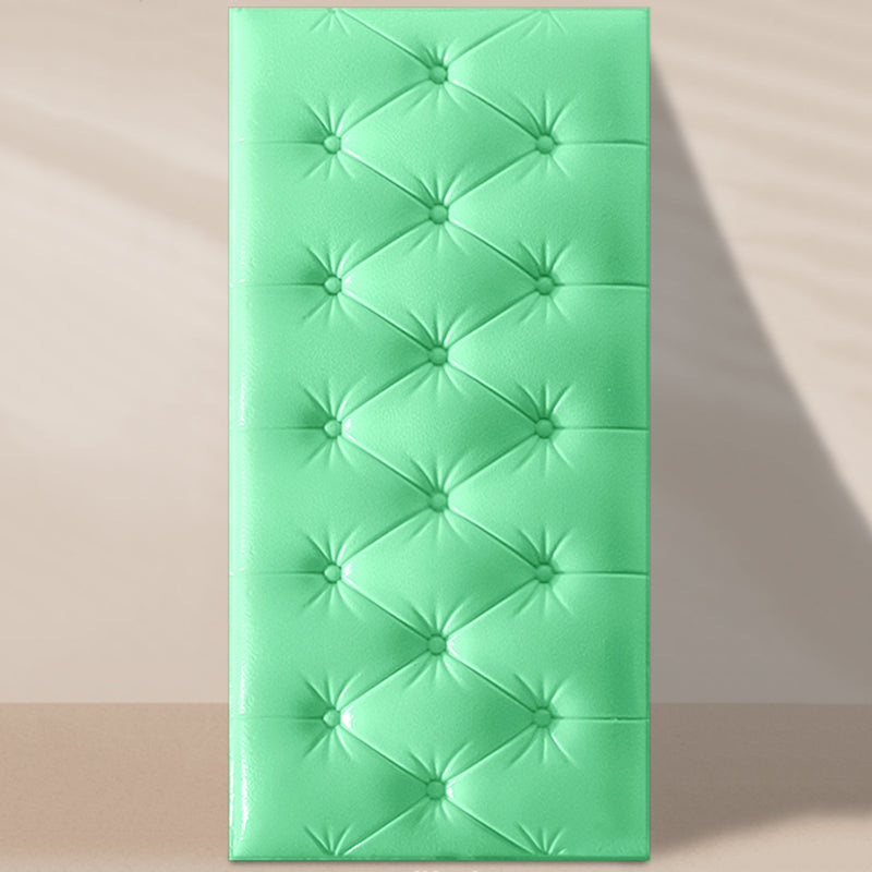 Modern Tin Backsplash Paneling Smooth Wall Ceiling PVC Super Thick Wall Panels Light Green Clearhalo 'Flooring 'Home Improvement' 'home_improvement' 'home_improvement_wall_paneling' 'Wall Paneling' 'wall_paneling' 'Walls & Ceilings' Walls and Ceiling' 6772858