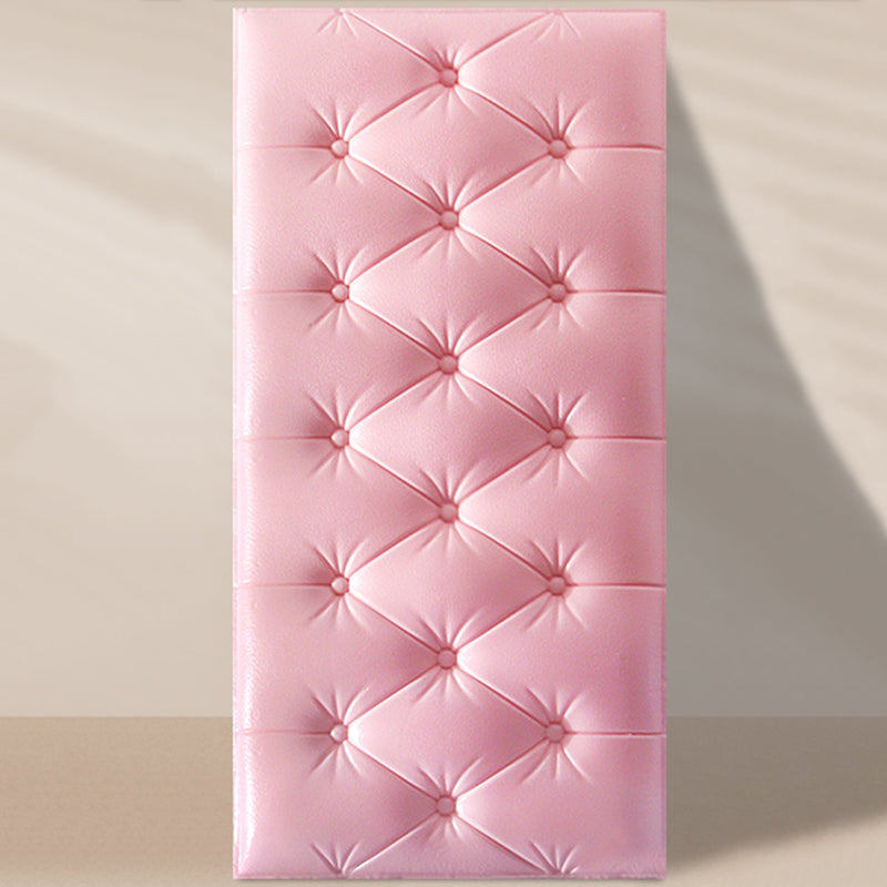 Modern Tin Backsplash Paneling Smooth Wall Ceiling PVC Super Thick Wall Panels Light Pink Clearhalo 'Flooring 'Home Improvement' 'home_improvement' 'home_improvement_wall_paneling' 'Wall Paneling' 'wall_paneling' 'Walls & Ceilings' Walls and Ceiling' 6772859