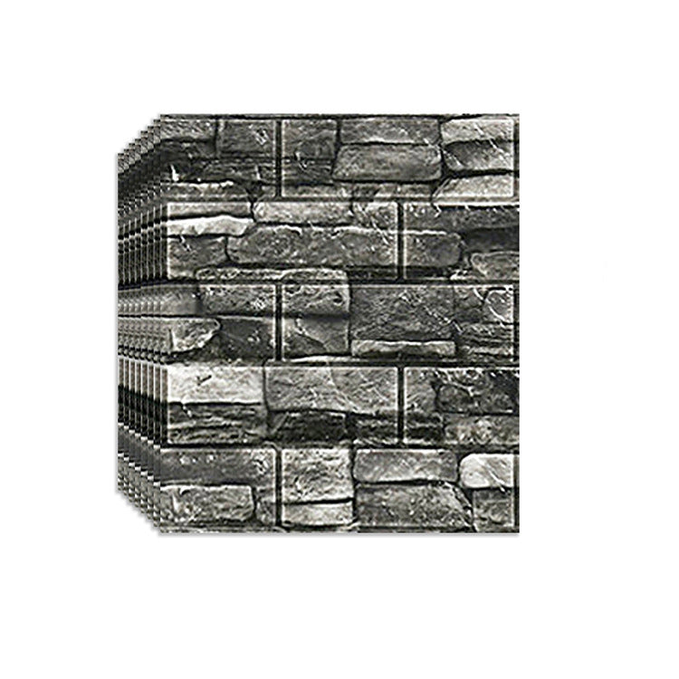 PVC Paneling Smooth Wall Interior 3D Living Room Plank Set of 2 Dark Coffee Clearhalo 'Flooring 'Home Improvement' 'home_improvement' 'home_improvement_wall_paneling' 'Wall Paneling' 'wall_paneling' 'Walls & Ceilings' Walls and Ceiling' 6772915