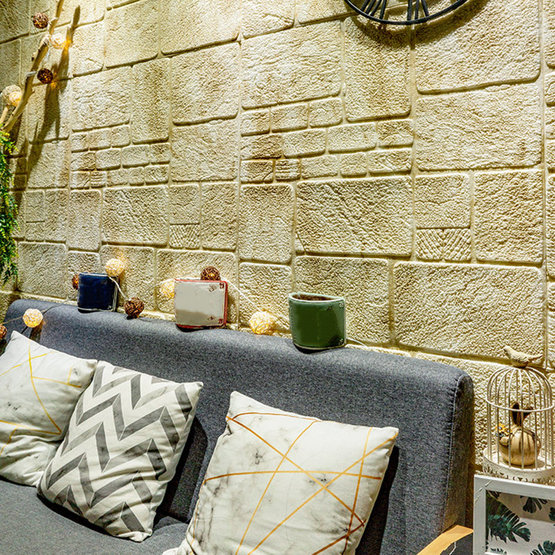 Modern Pvc Paneling Smooth Wall Interior 3D Living Room Plank Set of 1 Yellow 10-Piece Set Clearhalo 'Flooring 'Home Improvement' 'home_improvement' 'home_improvement_wall_paneling' 'Wall Paneling' 'wall_paneling' 'Walls & Ceilings' Walls and Ceiling' 6772919