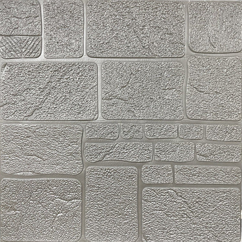 Modern Pvc Paneling Smooth Wall Interior 3D Living Room Plank Set of 1 Grey Clearhalo 'Flooring 'Home Improvement' 'home_improvement' 'home_improvement_wall_paneling' 'Wall Paneling' 'wall_paneling' 'Walls & Ceilings' Walls and Ceiling' 6772920