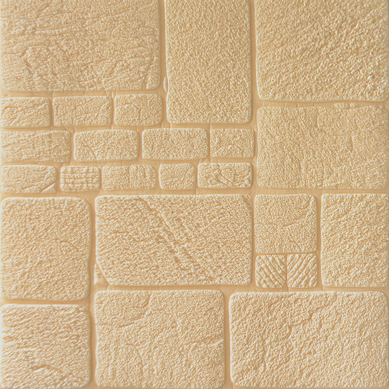 Modern Pvc Paneling Smooth Wall Interior 3D Living Room Plank Set of 1 Yellow Clearhalo 'Flooring 'Home Improvement' 'home_improvement' 'home_improvement_wall_paneling' 'Wall Paneling' 'wall_paneling' 'Walls & Ceilings' Walls and Ceiling' 6772933