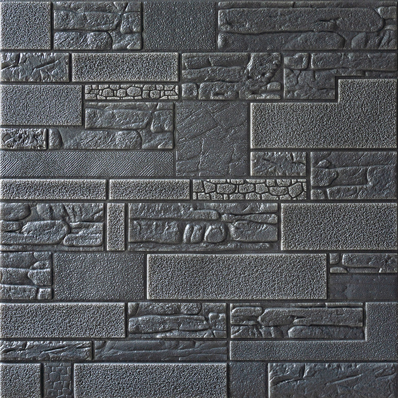 Modern Pvc Paneling Smooth Wall Interior 3D Living Room Plank Set of 1 Dark Heather Gray Clearhalo 'Flooring 'Home Improvement' 'home_improvement' 'home_improvement_wall_paneling' 'Wall Paneling' 'wall_paneling' 'Walls & Ceilings' Walls and Ceiling' 6772934