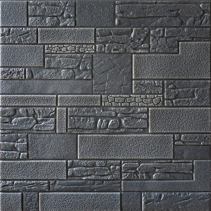 Modern Pvc Paneling Smooth Wall Interior 3D Living Room Plank Set of 1 Dark Heather Gray Clearhalo 'Flooring 'Home Improvement' 'home_improvement' 'home_improvement_wall_paneling' 'Wall Paneling' 'wall_paneling' 'Walls & Ceilings' Walls and Ceiling' 6772934