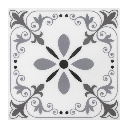 Peel and Stick PVC Flooring Matte Vinyl Flooring with Floral Pattern Grey Clearhalo 'Flooring 'Home Improvement' 'home_improvement' 'home_improvement_vinyl_flooring' 'Vinyl Flooring' 'vinyl_flooring' Walls and Ceiling' 6772942