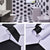 Patterned Vinyl Flooring PVC Peel and Stick Vinyl Flooring with Low Gloss Black White Clearhalo 'Flooring 'Home Improvement' 'home_improvement' 'home_improvement_vinyl_flooring' 'Vinyl Flooring' 'vinyl_flooring' Walls and Ceiling' 6773018