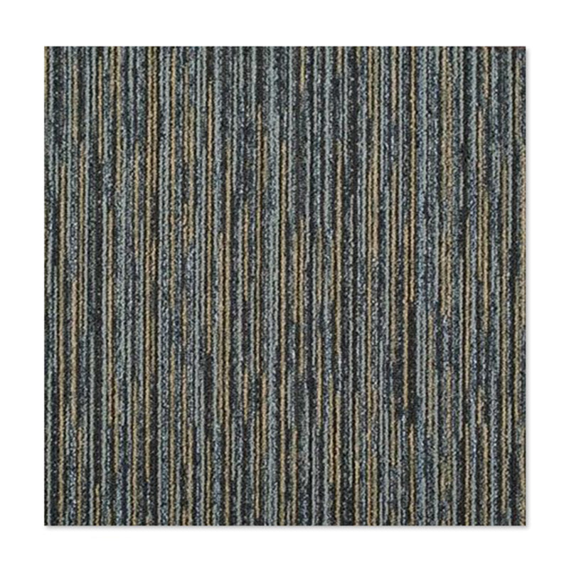 Carpet Tile Non-Skid Fade Resistant Loose Lay Carpet Tile Living Room Dark Brown Clearhalo 'Carpet Tiles & Carpet Squares' 'carpet_tiles_carpet_squares' 'Flooring 'Home Improvement' 'home_improvement' 'home_improvement_carpet_tiles_carpet_squares' Walls and Ceiling' 6773070