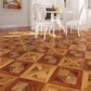 Vintage Laminate Flooring Wooden Indoor Wooden Living Room Laminate Floor Orange Clearhalo 'Flooring 'Home Improvement' 'home_improvement' 'home_improvement_laminate_flooring' 'Laminate Flooring' 'laminate_flooring' Walls and Ceiling' 6773126